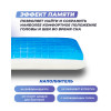 Анатомическая подушка Фабрика сна Memory-4 L gel