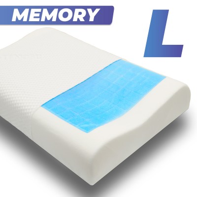 Анатомическая подушка Фабрика сна Memory-5 L ergo-gel 67x43x9.5/11.5