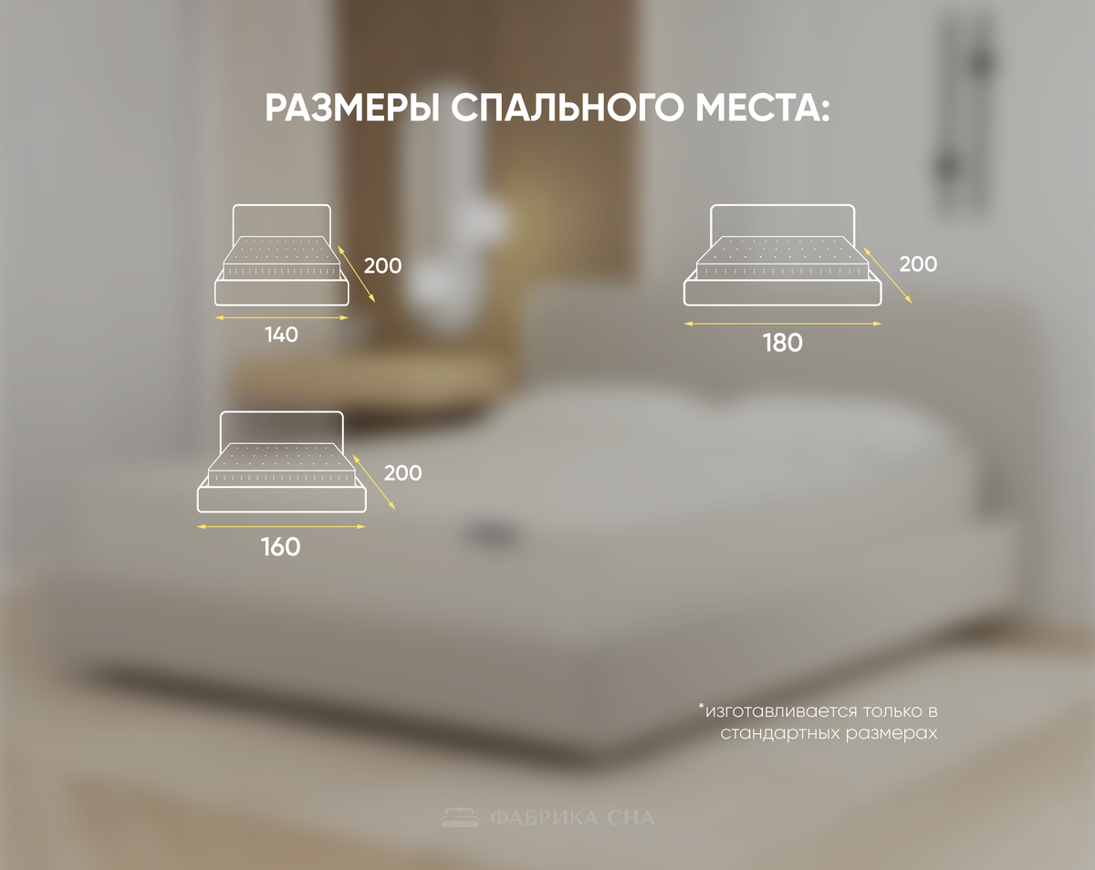 Кровать Фабрика сна Безе 160х200