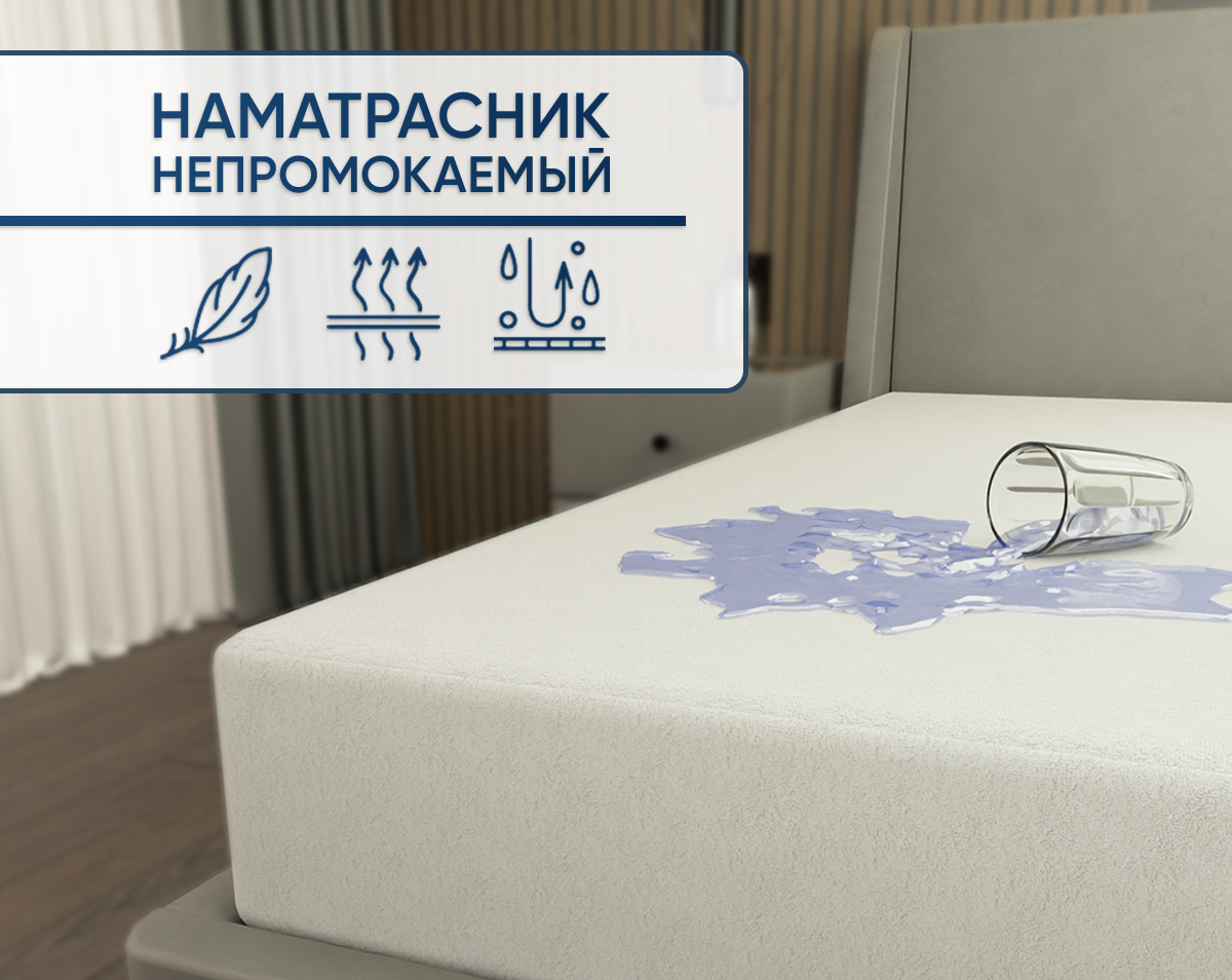 Наматрасник Фабрика сна Aqua full 80х200