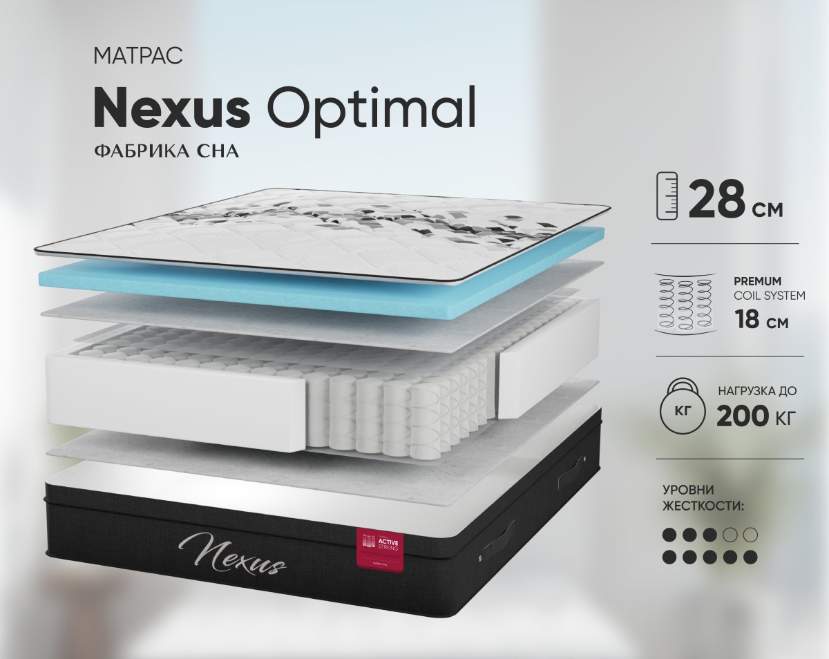 Матрас Фабрика сна Nexus Optimal 80х200