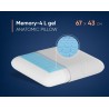 Анатомическая подушка Memory-4 L gel